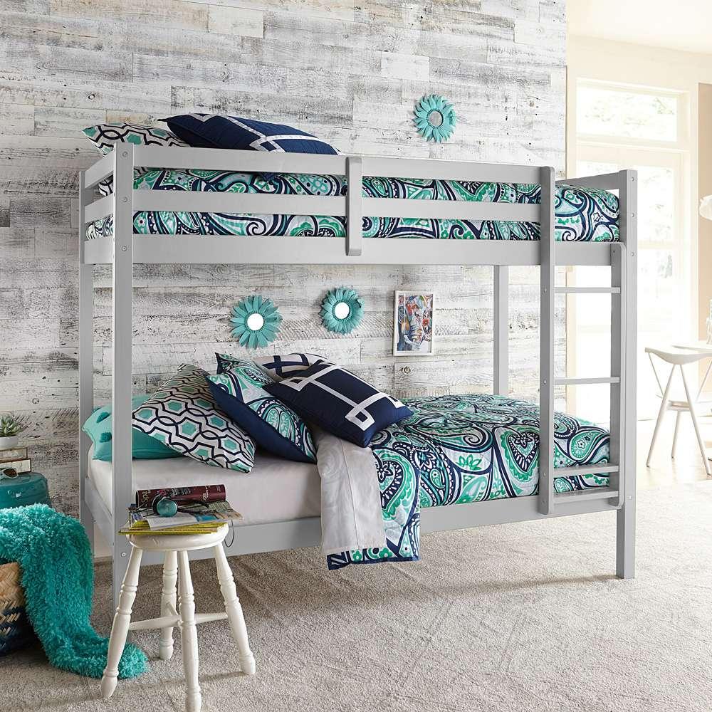 Hillsdale Kids and Teen - Caspian Twin Over Twin Bunk Bed, Gray - 2177-021MY veiw 3