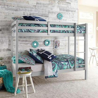Hillsdale Kids and Teen - Caspian Twin Over Twin Bunk Bed, Gray - 2177-021MY veiw 3