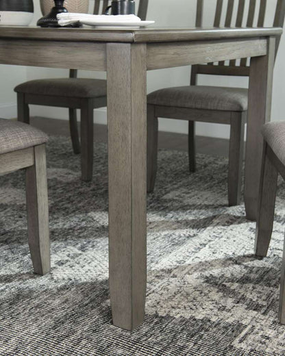 Home Furniture Outfitters - Allston Park Gray Farmhouse Dining Table - HF2320-120 veiw 2