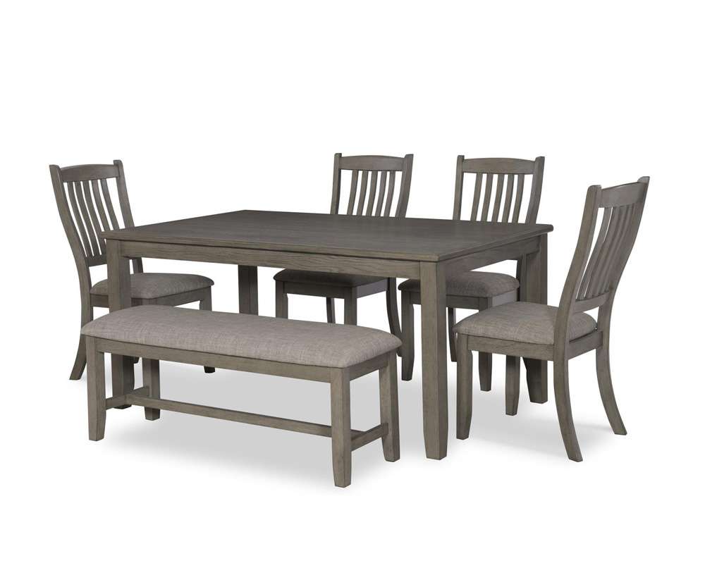 Home Furniture Outfitters - Allston Park Gray Farmhouse Dining Table - HF2320-120 veiw 5