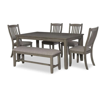 Home Furniture Outfitters - Allston Park Gray Farmhouse Dining Table - HF2320-120 veiw 5