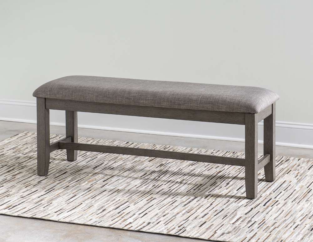 Home Furniture Outfitters - Allston Park Gray Farmhouse Bench - HF2320-740 veiw 3