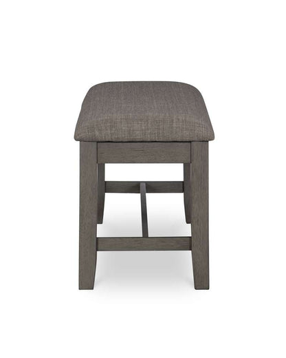 Home Furniture Outfitters - Allston Park Gray Farmhouse Bench - HF2320-740 veiw 4
