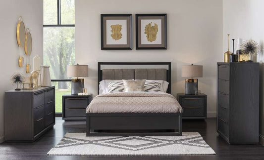 Home Furniture Outfitters - Avery Queen Platform Bed - HF2570-4715K veiw 2