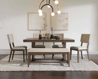 Home Furniture Outfitters - Bluffton Heights Brown Transitional Dining Table - HF2330-120 veiw 2