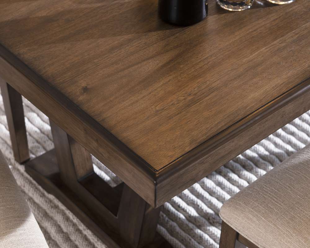 Home Furniture Outfitters - Bluffton Heights Brown Transitional Dining Table - HF2330-120 veiw 4
