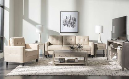 Home Furniture Outfitters - Del Mar Coffee Table With Drawers - HF2710-503 veiw 2