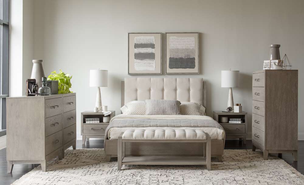 Home Furniture Outfitters - Del Mar Queen Platform Bed - HF2710-4705K veiw 2