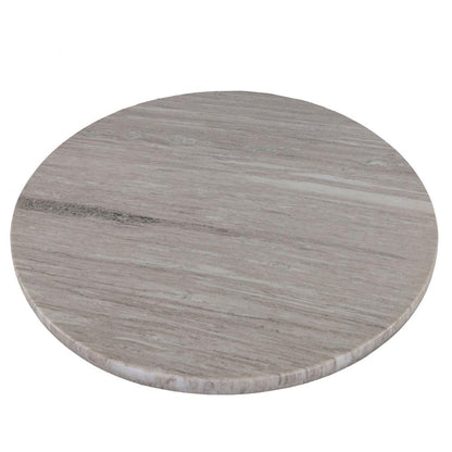 World Interiors - Palm Desert Natural Brown Marble Dining Table with Brushed Steel Tulip Base - ZWPDSTTULBRW veiw 4