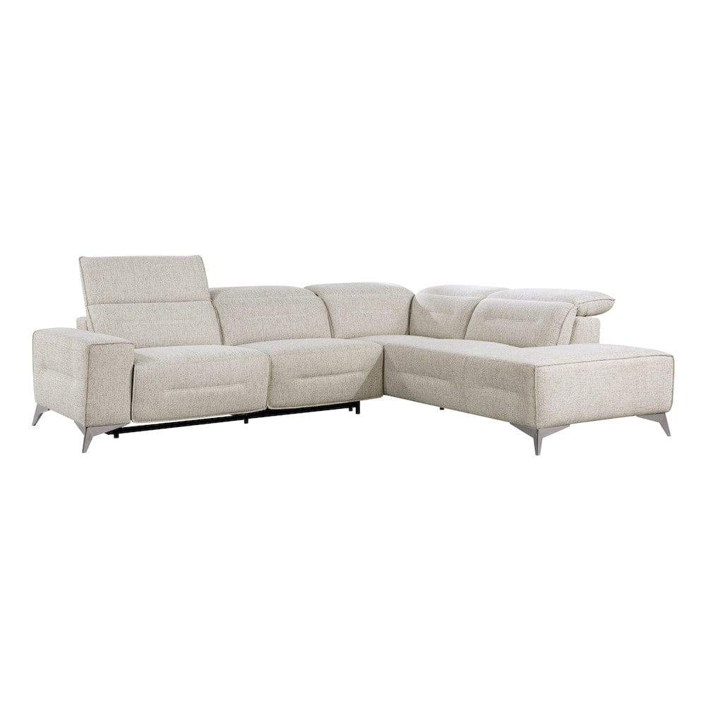 Homelegance  - Adahlia 2-Piece Power Reclining Sectional W/ Right Chaise in Sand - 9414xSCPW  view 1