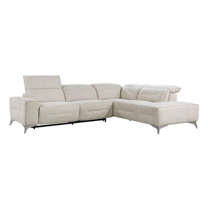Homelegance  - Adahlia 2-Piece Power Reclining Sectional W/ Right Chaise in Sand - 9414xSCPW  view 1