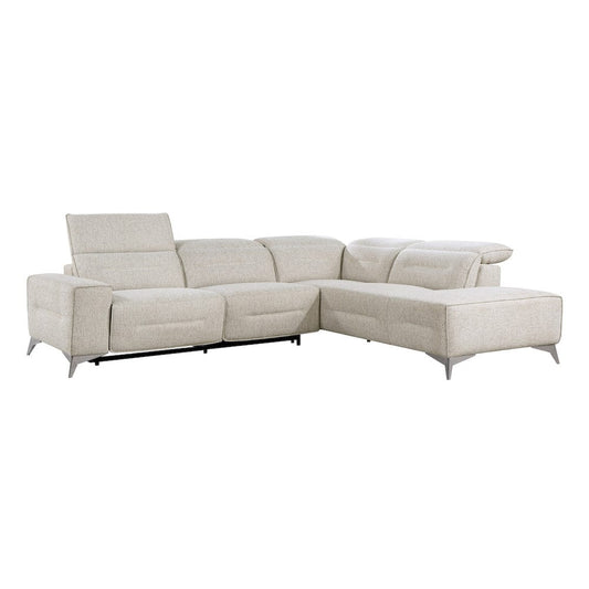 Homelegance  - Adahlia 2-Piece Power Reclining Sectional W/ Right Chaise in Sand - 9414xSCPW  view 1
