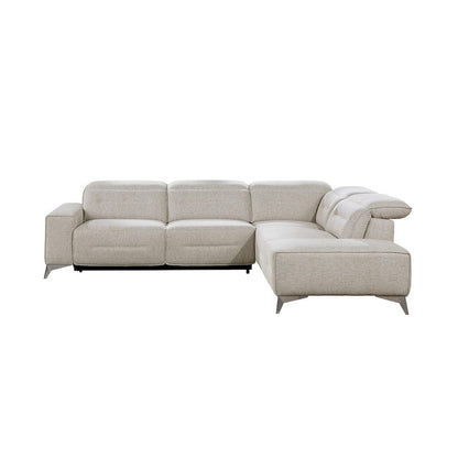 Homelegance  - Adahlia 2-Piece Power Reclining Sectional W/ Right Chaise in Sand - 9414xSCPW  view 2