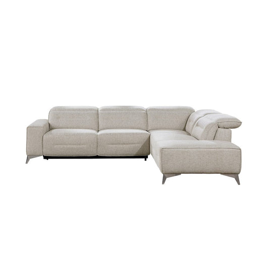Homelegance  - Adahlia 2-Piece Power Reclining Sectional W/ Right Chaise in Sand - 9414xSCPW  view 2