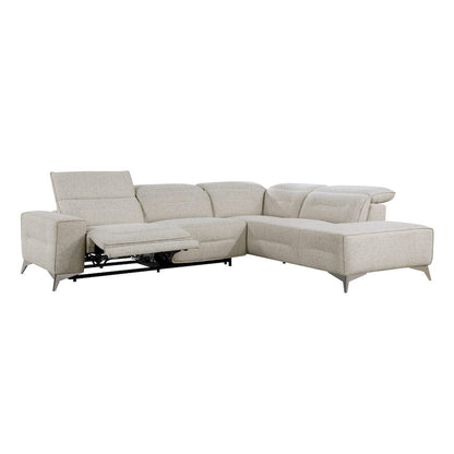 Homelegance  - Adahlia 2-Piece Power Reclining Sectional W/ Right Chaise in Sand - 9414xSCPW  view 6