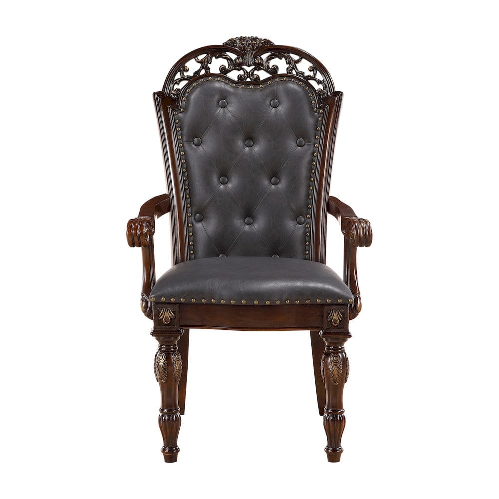 Homelegance  - Adelina Arm Chair in Brown - 1468A  view 1