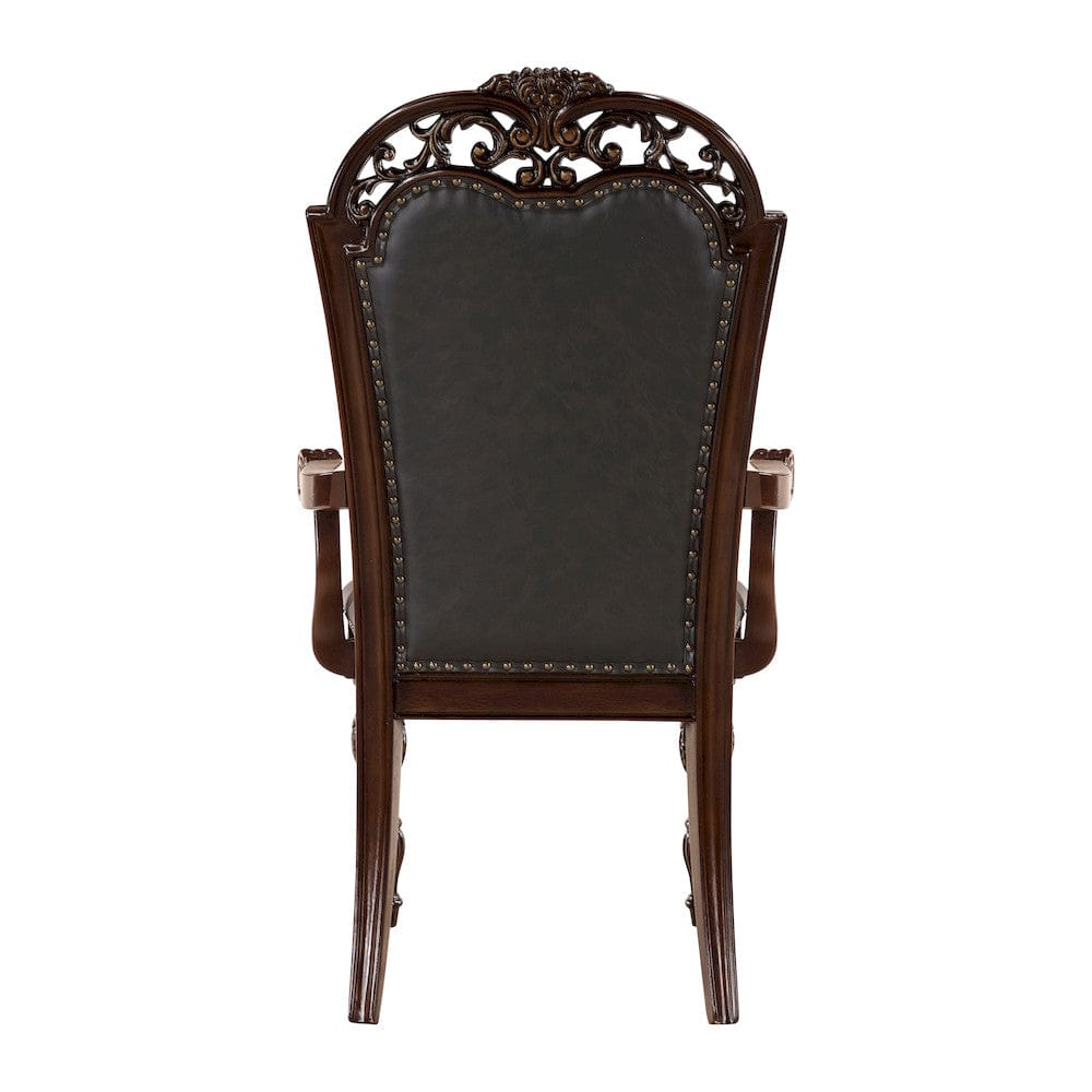 Homelegance  - Adelina Arm Chair in Brown - 1468A  view 4