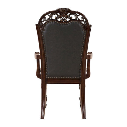 Homelegance  - Adelina Arm Chair in Brown - 1468A  view 4