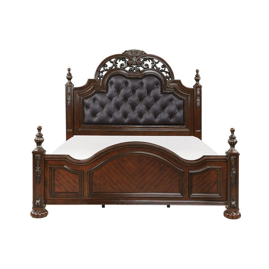 Homelegance  - Adelina Queen Bed in Brown - 1468-1x  view 1