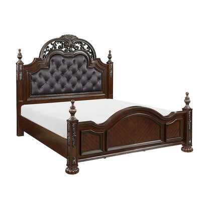 Homelegance  - Adelina Queen Bed in Brown - 1468-1x  view 2