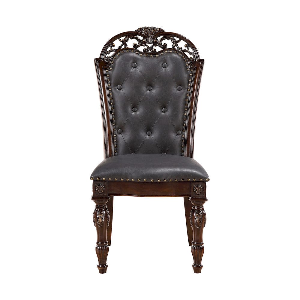 Homelegance  - Adelina Side Chair in Brown - 1468S  view 1