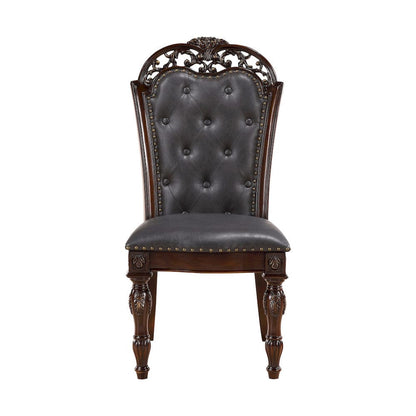Homelegance  - Adelina Side Chair in Brown - 1468S  view 1