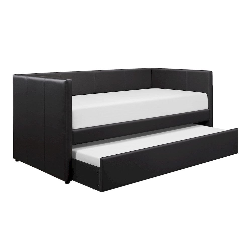 Homelegance  - Adra Daybed W/ Trundle in Black - 4949BKx  view 1