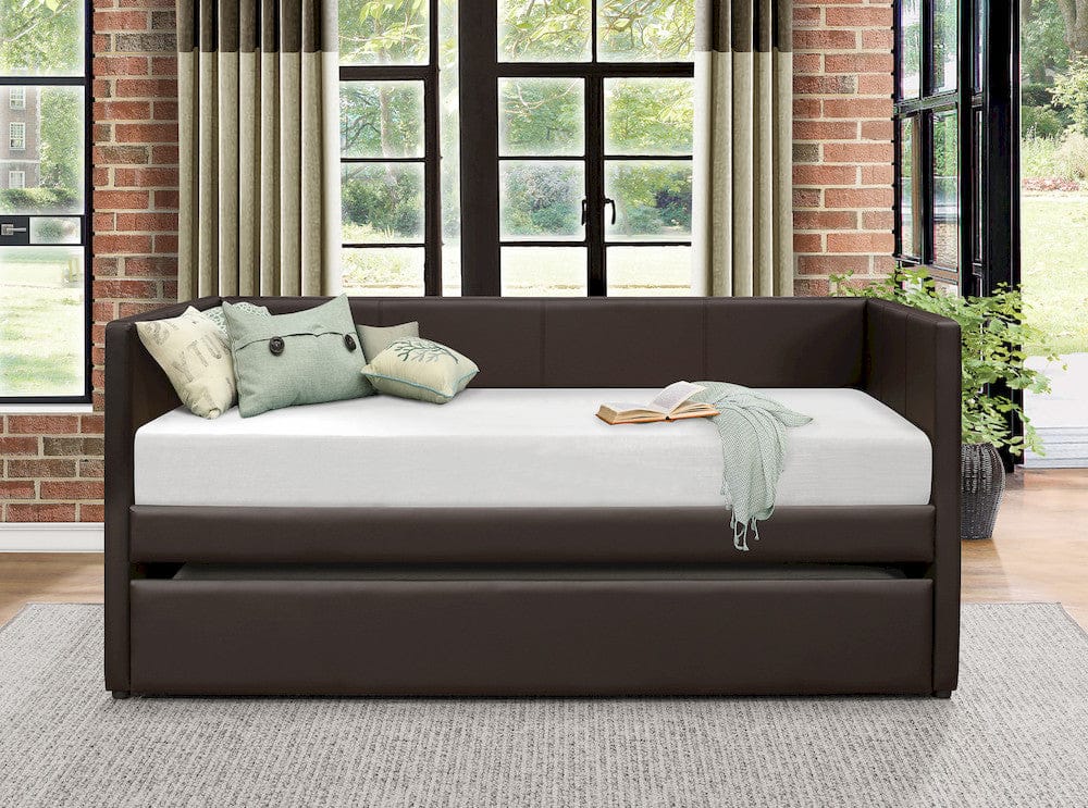 Homelegance  - Adra Daybed W/ Trundle in Brown - 4949DBRx  view 3