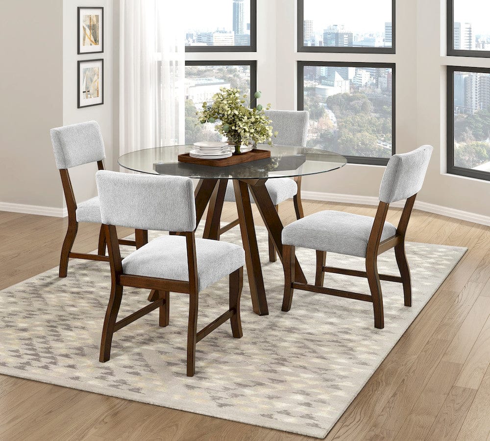 Homelegance  - Aiden Side Chair, Gray in Gray - 5898F1S  view 6