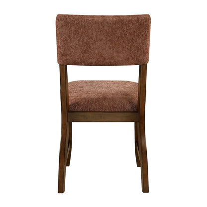 Homelegance  - Aiden Side Chair, Rust in Rust - 5898F4S  view 4