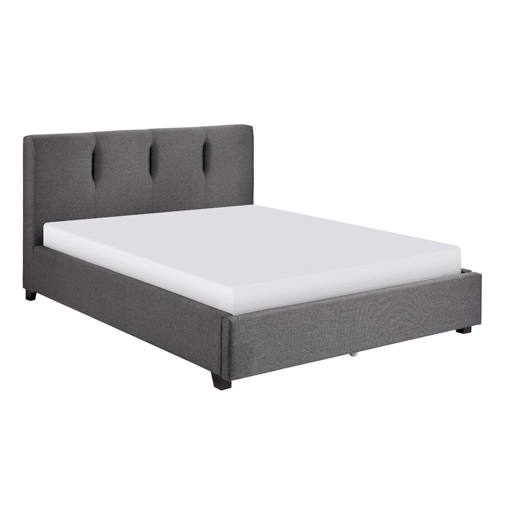 Homelegance  - Aitana California King Platform Bed in Graphite - 1632GHK-1CKx  view 1