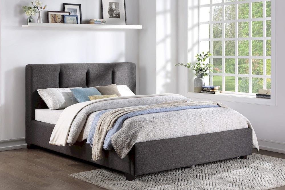 Homelegance  - Aitana Eastern King Platform Bed in Graphite - 1632GHK-1EKx  view 6