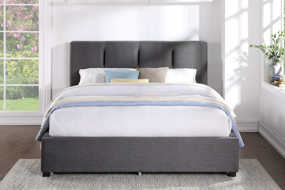 Homelegance  - Aitana Eastern King Platform Bed W/ Storage Footboard in Graphite - 1632GHK-1EKDWx  view 8