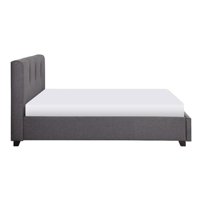 Homelegance  - Aitana Full Platform Bed in Graphite - 1632GHF-1x  view 2