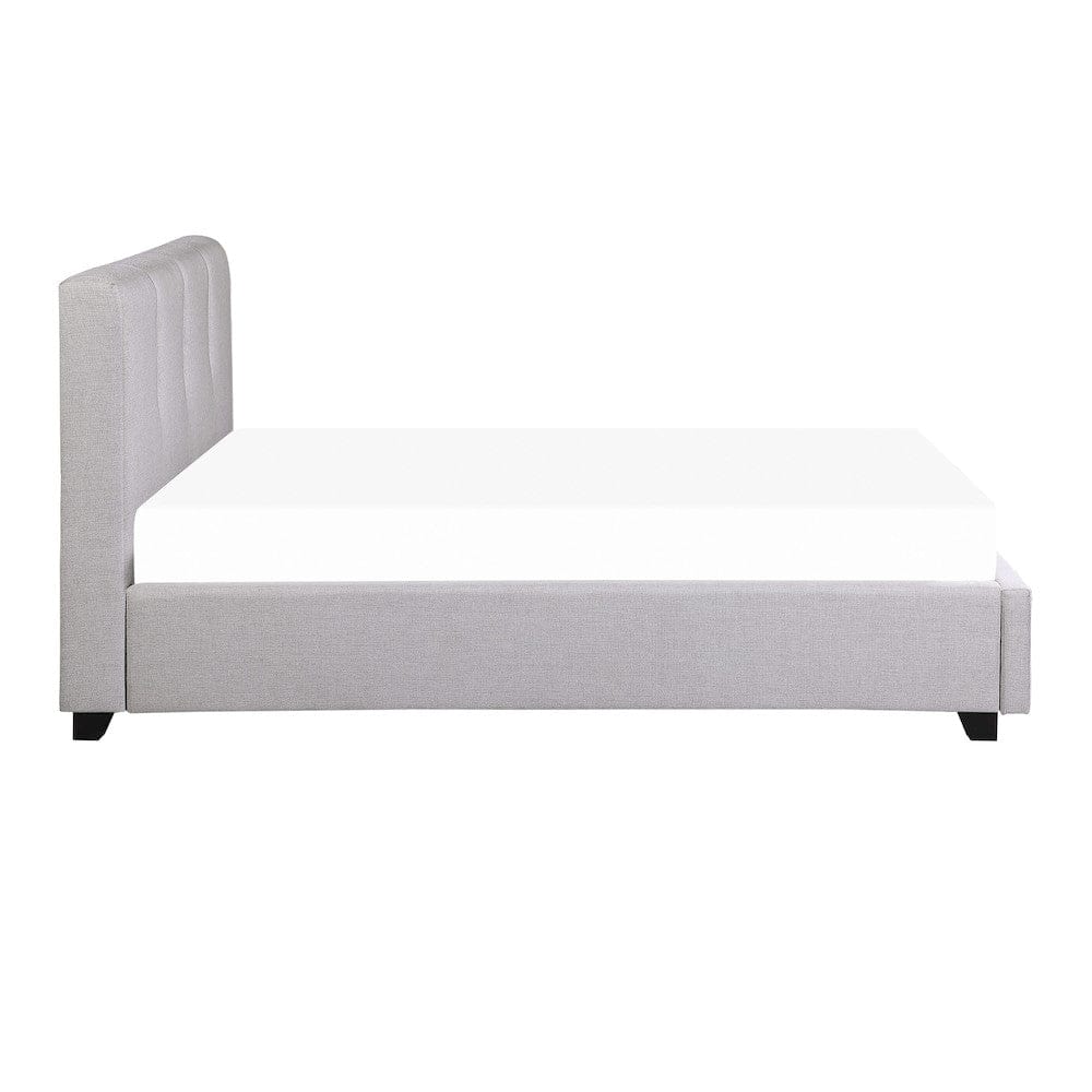 Homelegance  - Aitana Full Platform Bed W/ Storage Drawer in Gray - 1632F-1DWx  view 4