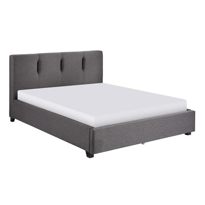 Homelegance  - Aitana Queen Platform Bed in Graphite - 1632GH-1x  view 1