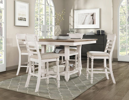 Homelegance  - Alburgh Counter Height Chair in Light gray - 5906WH-24  view 5
