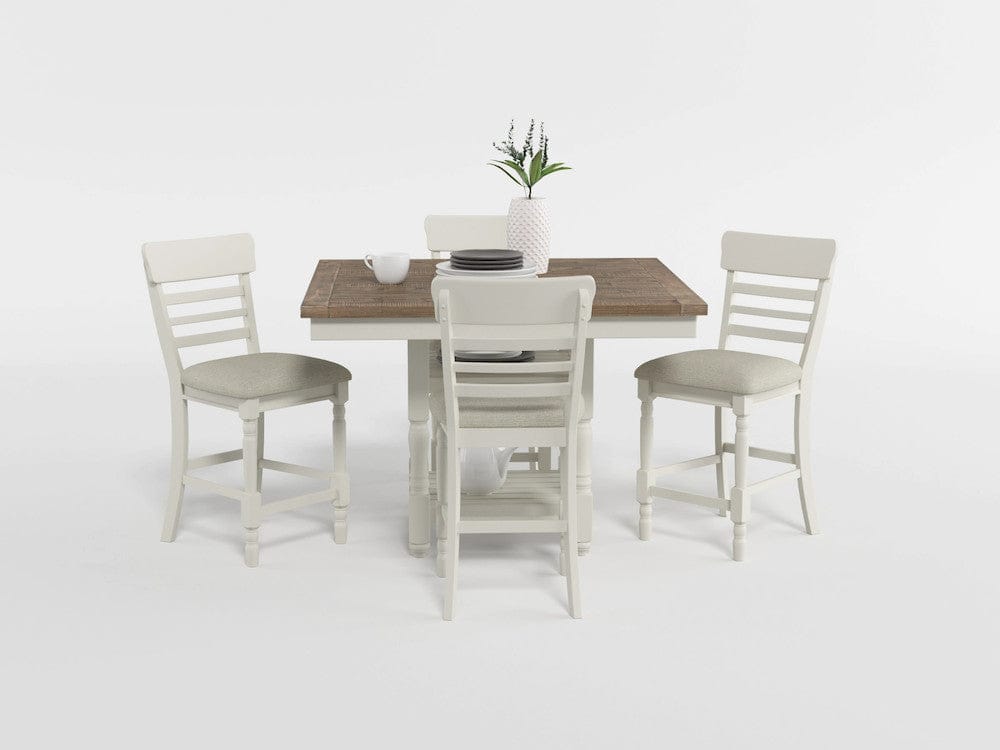 Homelegance  - Alburgh Counter Height Chair in Light gray - 5906WH-24  view 9