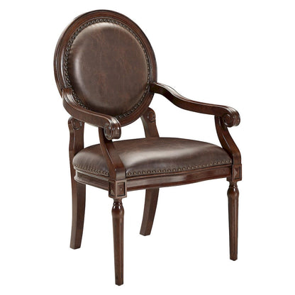 Homelegance  - Aldermont Desk Chair in Dark brown - 4524DBR  view 1