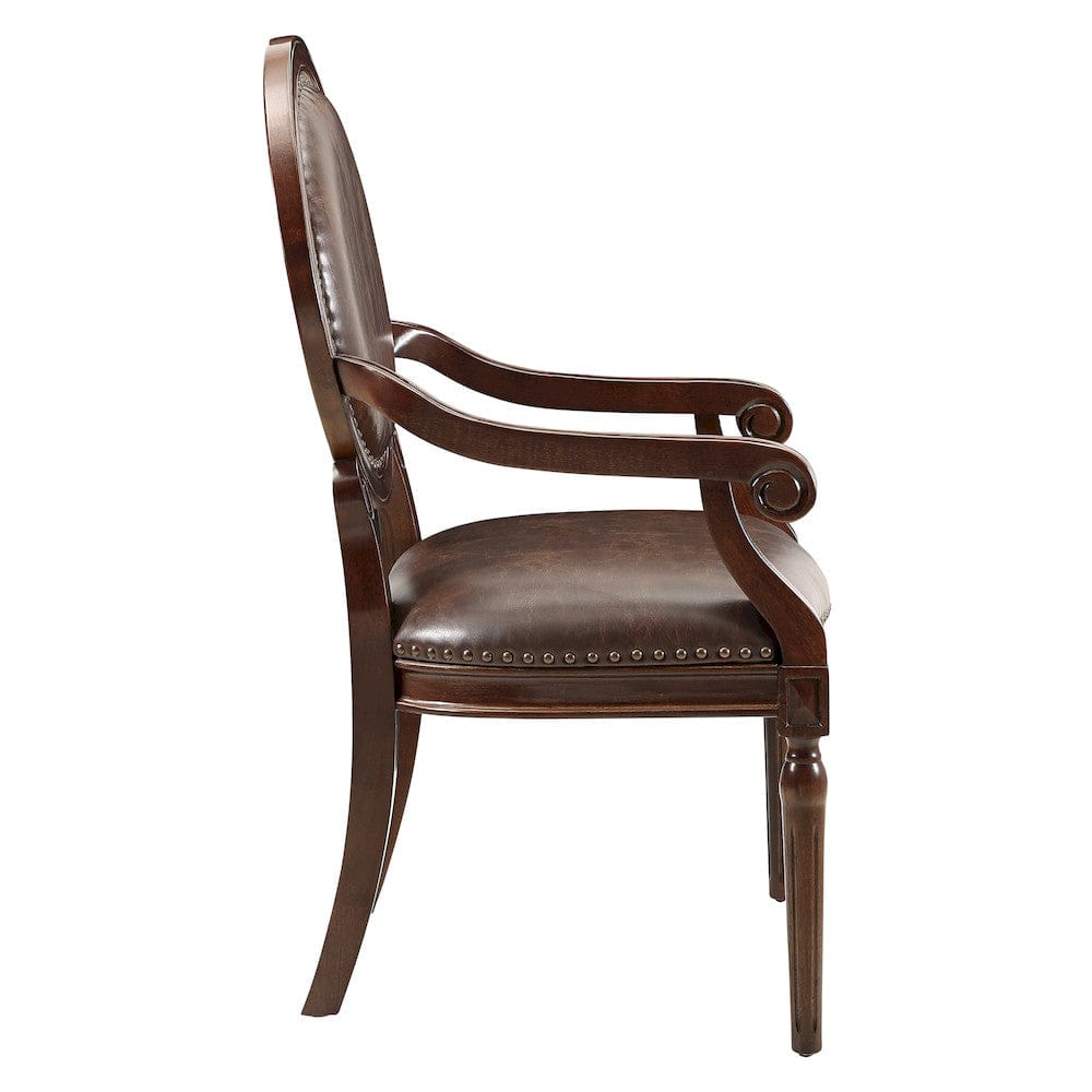 Homelegance  - Aldermont Desk Chair in Dark brown - 4524DBR  view 2