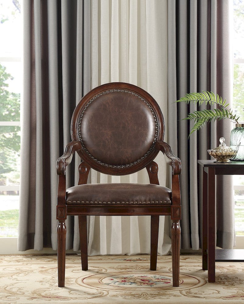 Homelegance  - Aldermont Desk Chair in Dark brown - 4524DBR  view 3