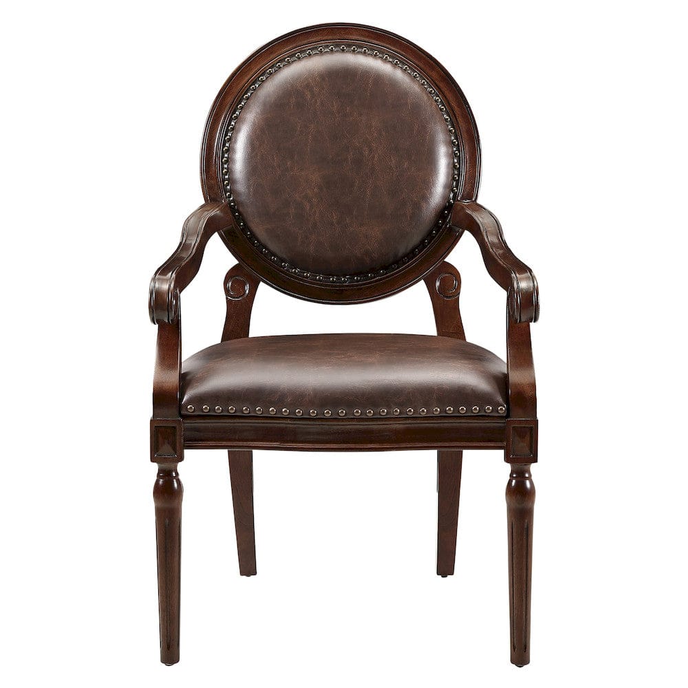 Homelegance  - Aldermont Desk Chair in Dark brown - 4524DBR  view 5