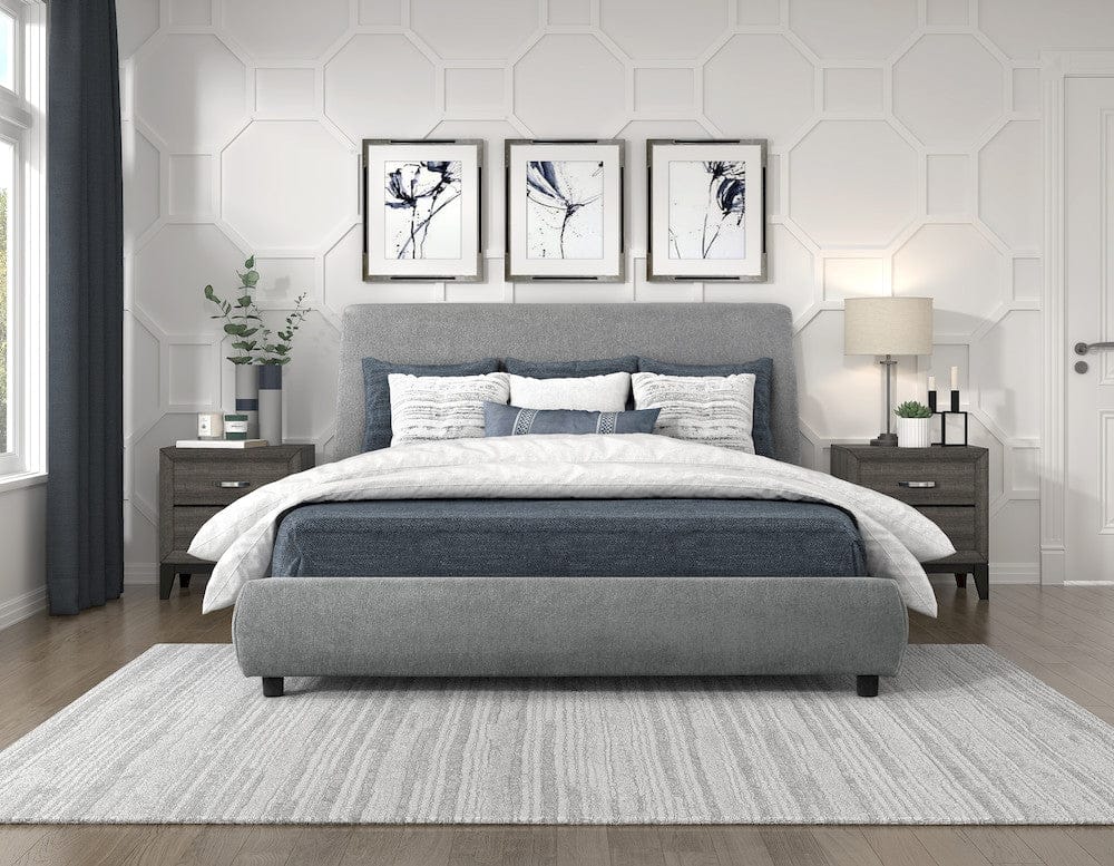Homelegance  - Alford California King Platform Bed in Gray - 1931K-1CKx  view 3