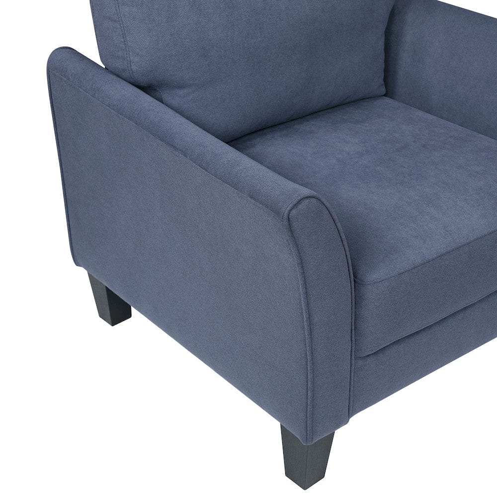 Homelegance  - Aliana Chair in Blue - 9519BUE-1  view 2