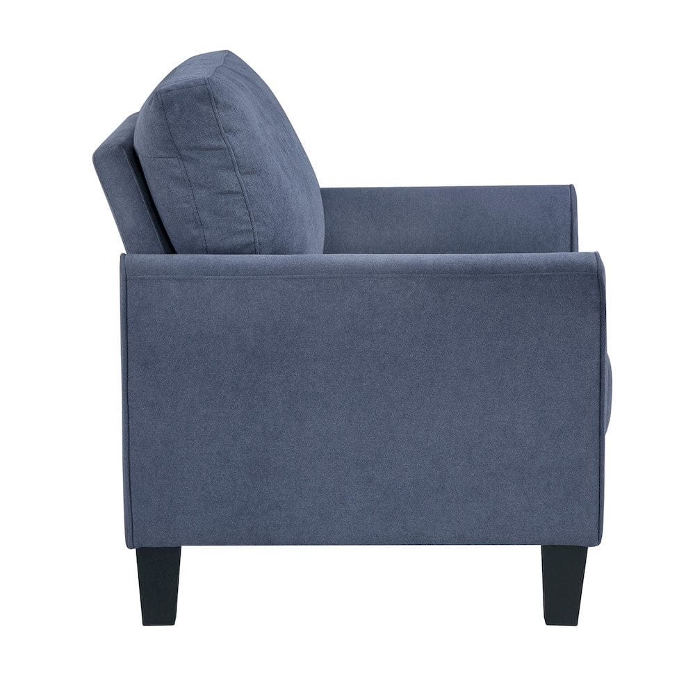 Homelegance  - Aliana Chair in Blue - 9519BUE-1  view 4