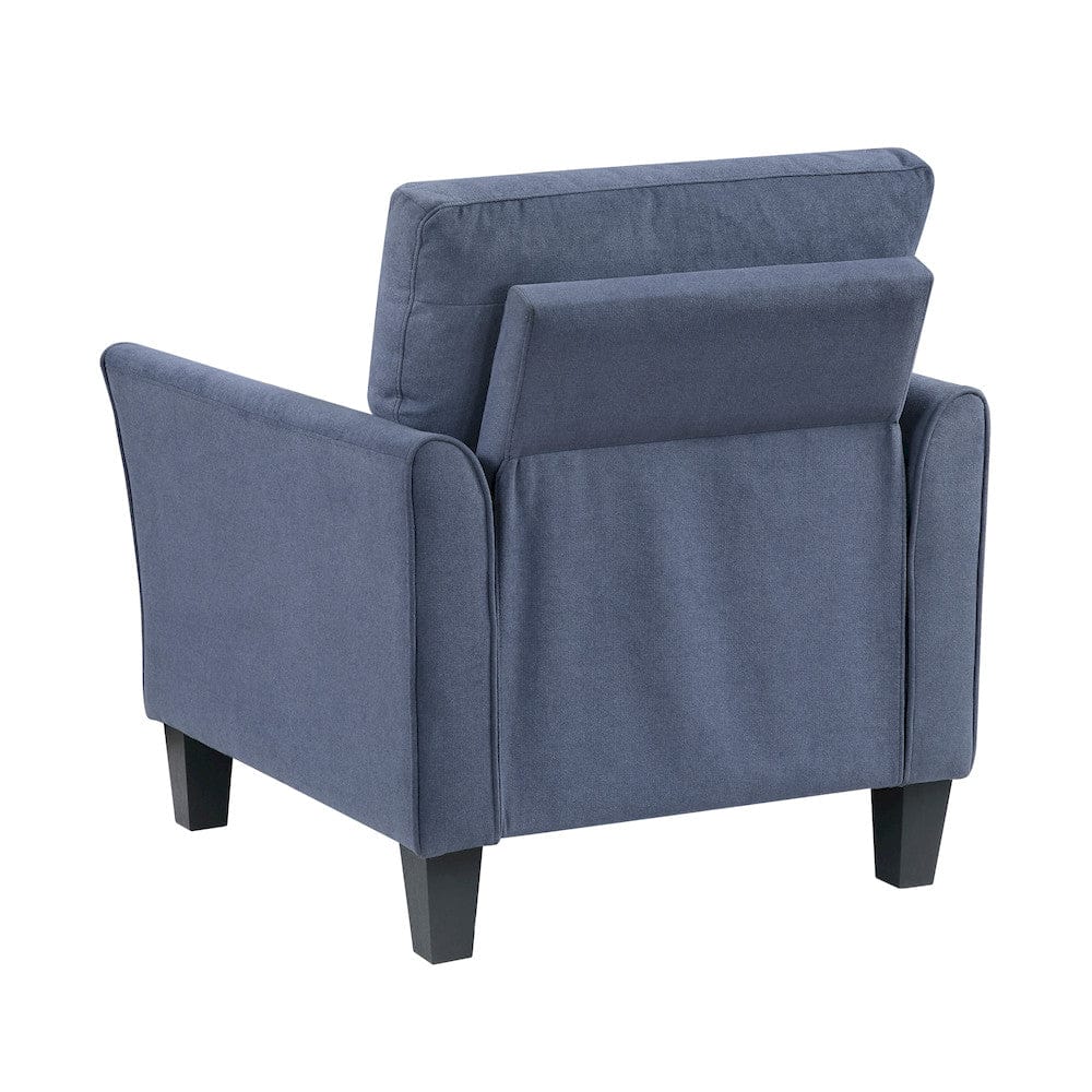 Homelegance  - Aliana Chair in Blue - 9519BUE-1  view 5