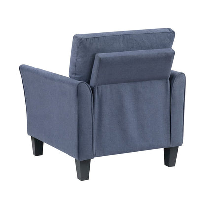 Homelegance  - Aliana Chair in Blue - 9519BUE-1  view 5