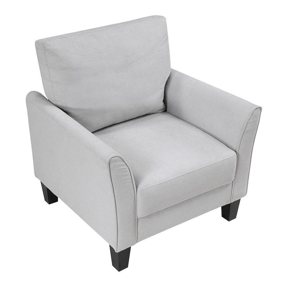Homelegance  - Aliana Chair in Gray - 9519GRY-1  view 3