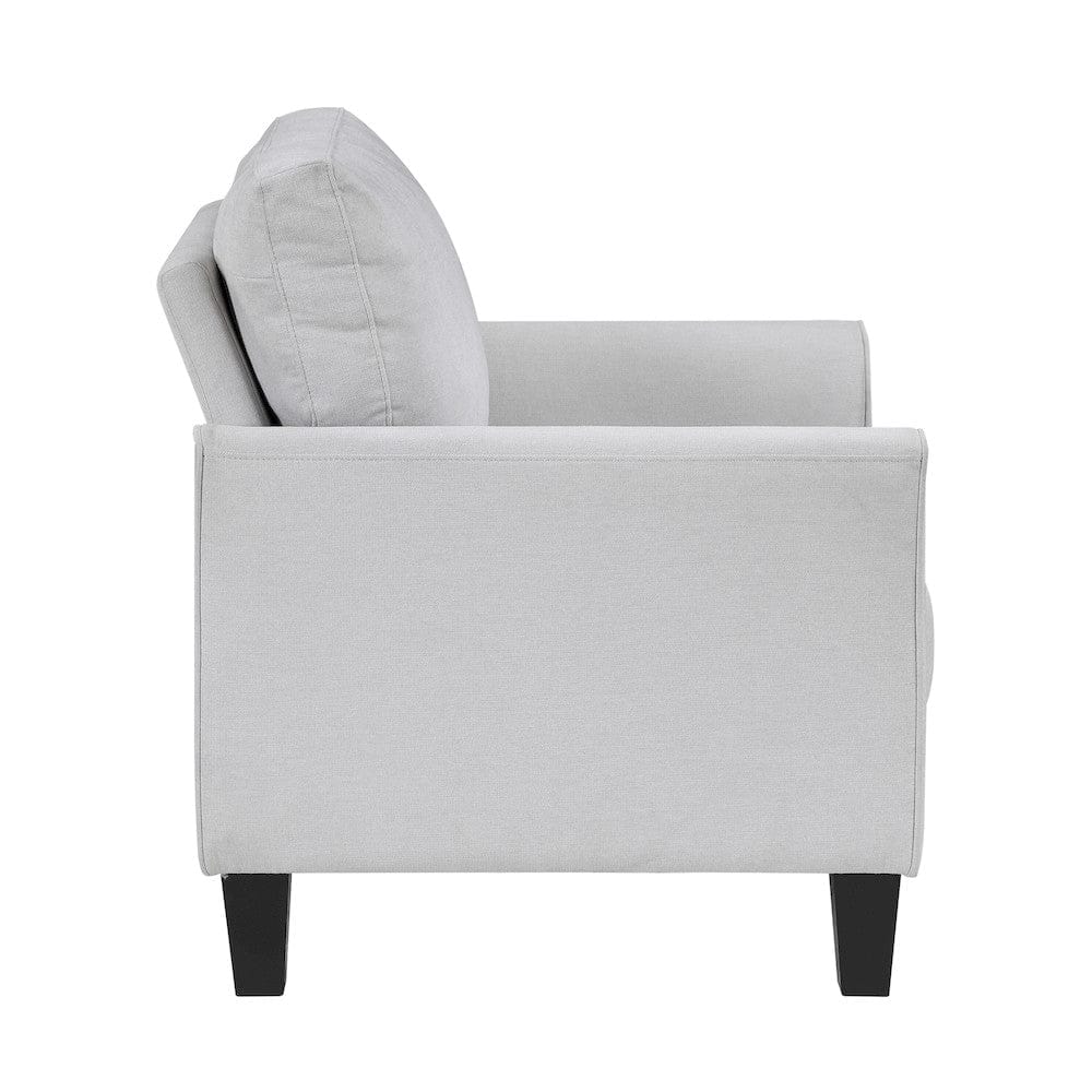 Homelegance  - Aliana Chair in Gray - 9519GRY-1  view 4