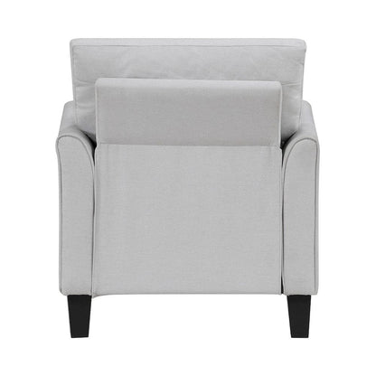 Homelegance  - Aliana Chair in Gray - 9519GRY-1  view 6